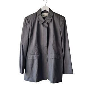 Lord & Taylor Excluzively for You Olive Green Jacket w Shoulder Pads -Size 14